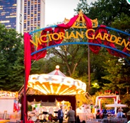 Victorian Gardens At Wollman Rink In Central Park New York